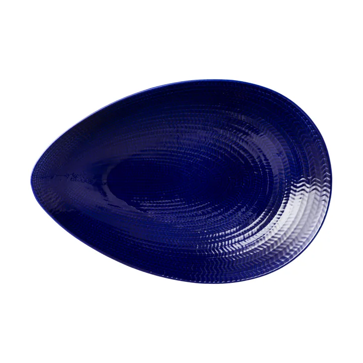 Blå eld serveringsfat - Blauw, 24x35 cm - Rörstrand