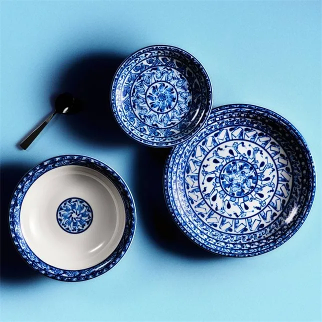Cobolti bord, Blauw, Ø17 cm Rörstrand