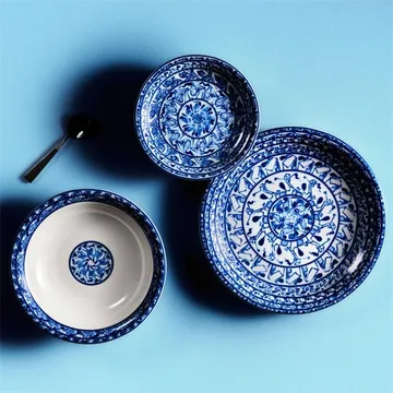 Cobolti diepe soepbord - Blauw, Ø21 cm - Rörstrand