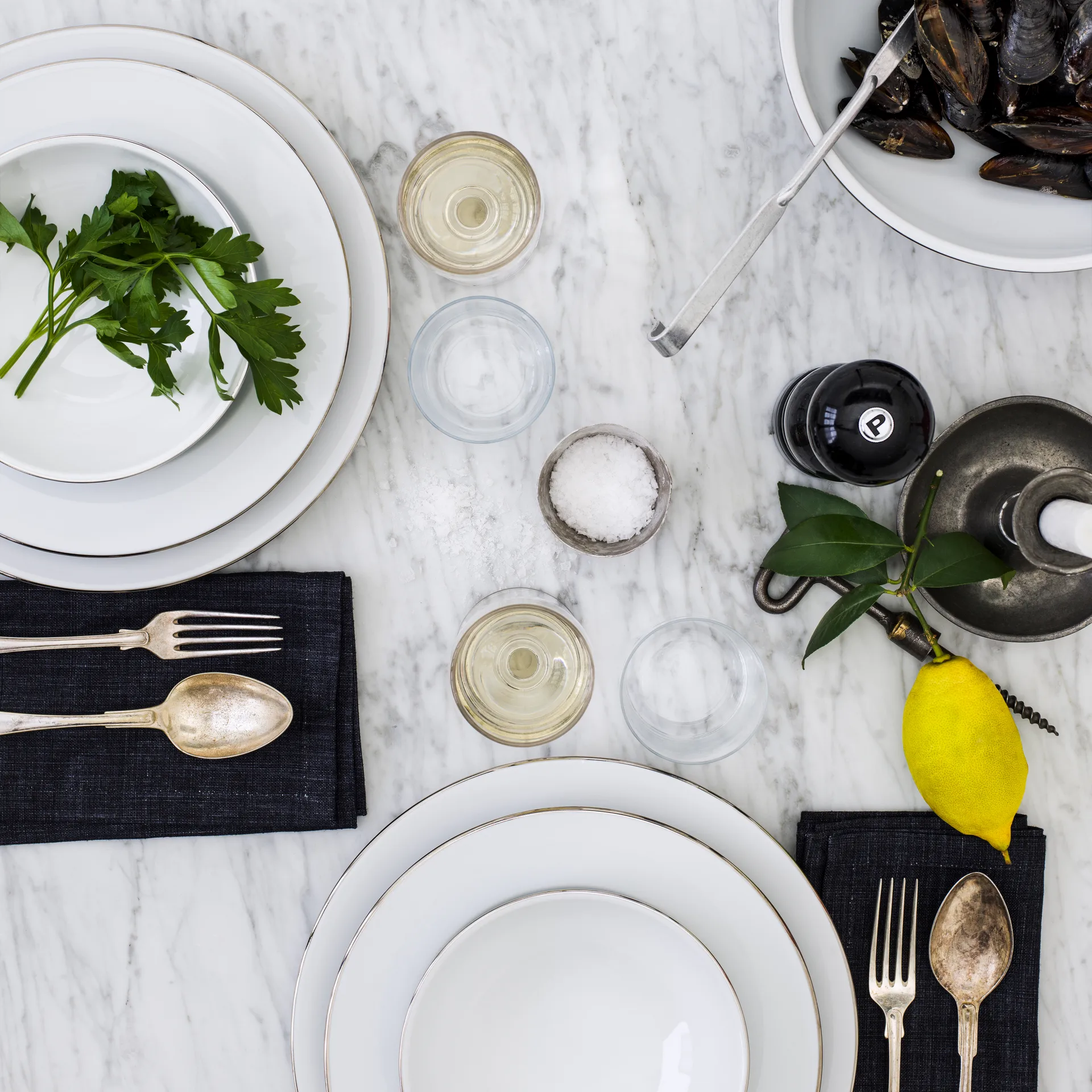 Corona bord, 21 cm Rörstrand