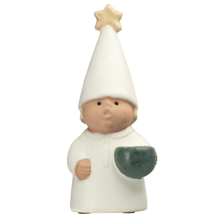 Lucia star boy beeldje - wit - Rörstrand