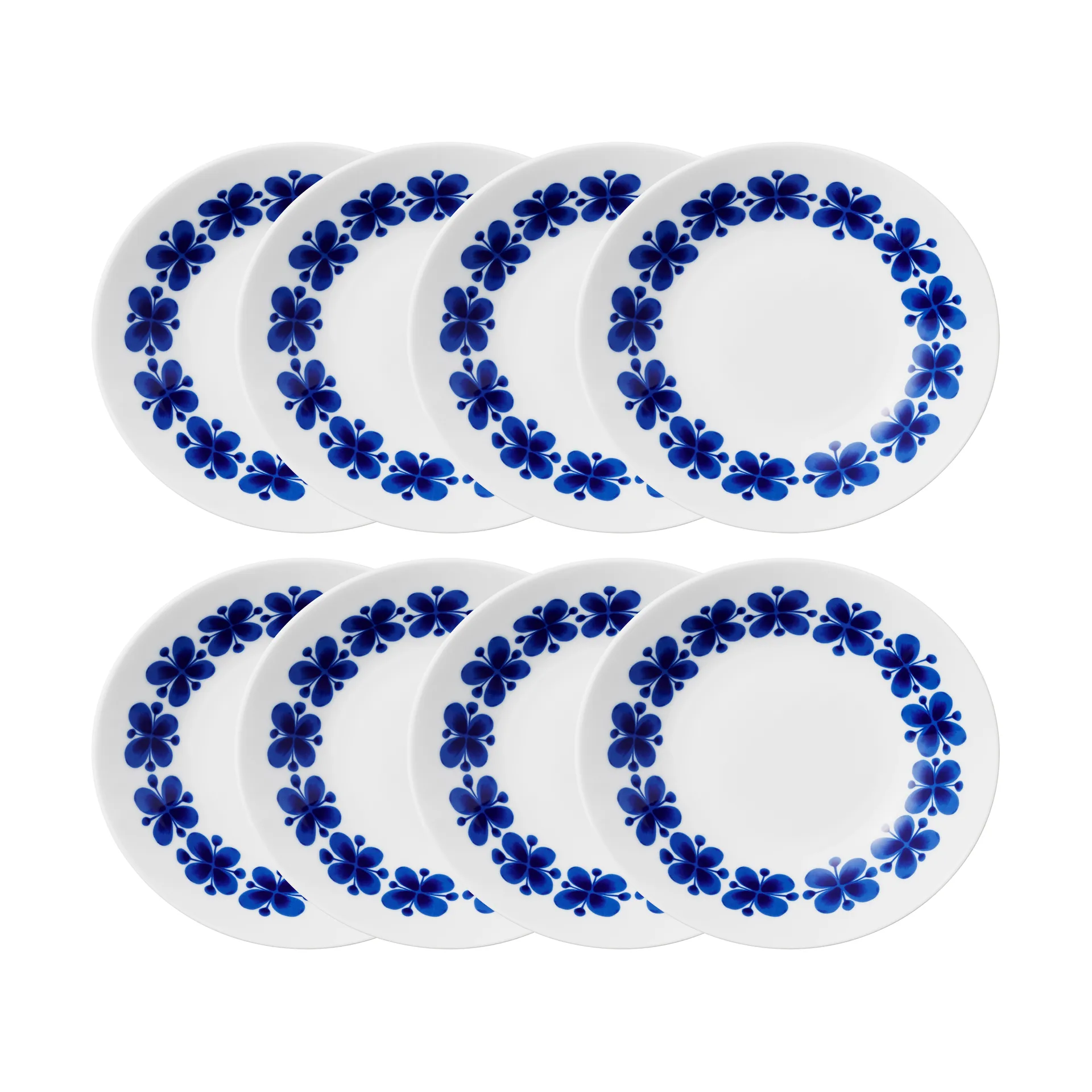 Mon Amie diep bord Ø20 cm 8-pack - Blauw,  Rörstrand