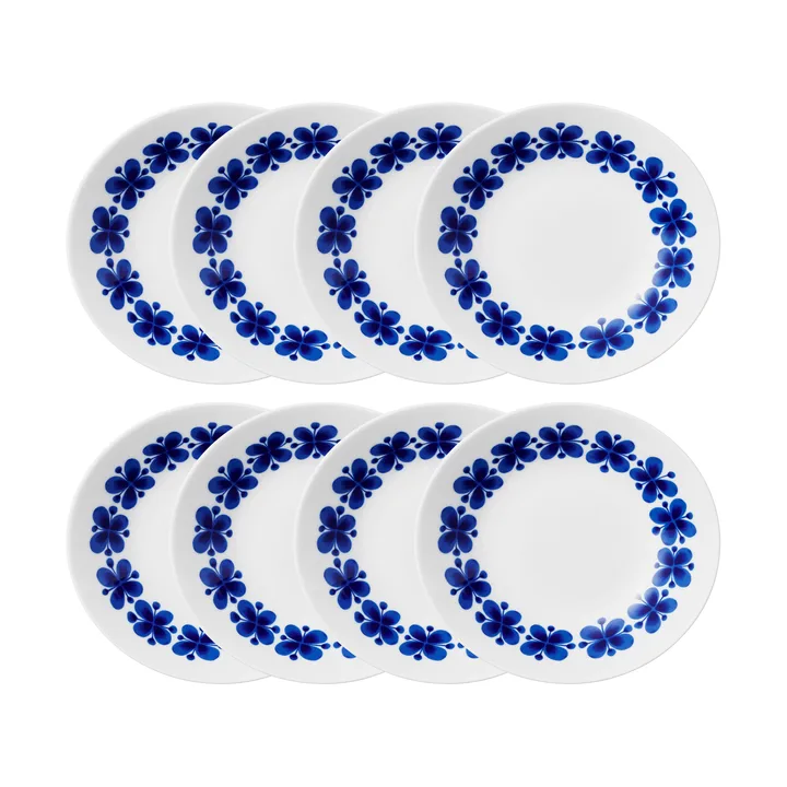 Mon Amie diep bord Ø20 cm 8-pack - Blauw - Rörstrand