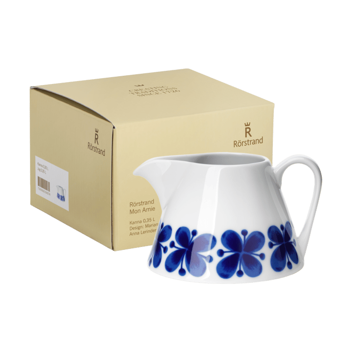Mon Amie kan 35 cl cadeauverpakking, Blauw-wit Rörstrand