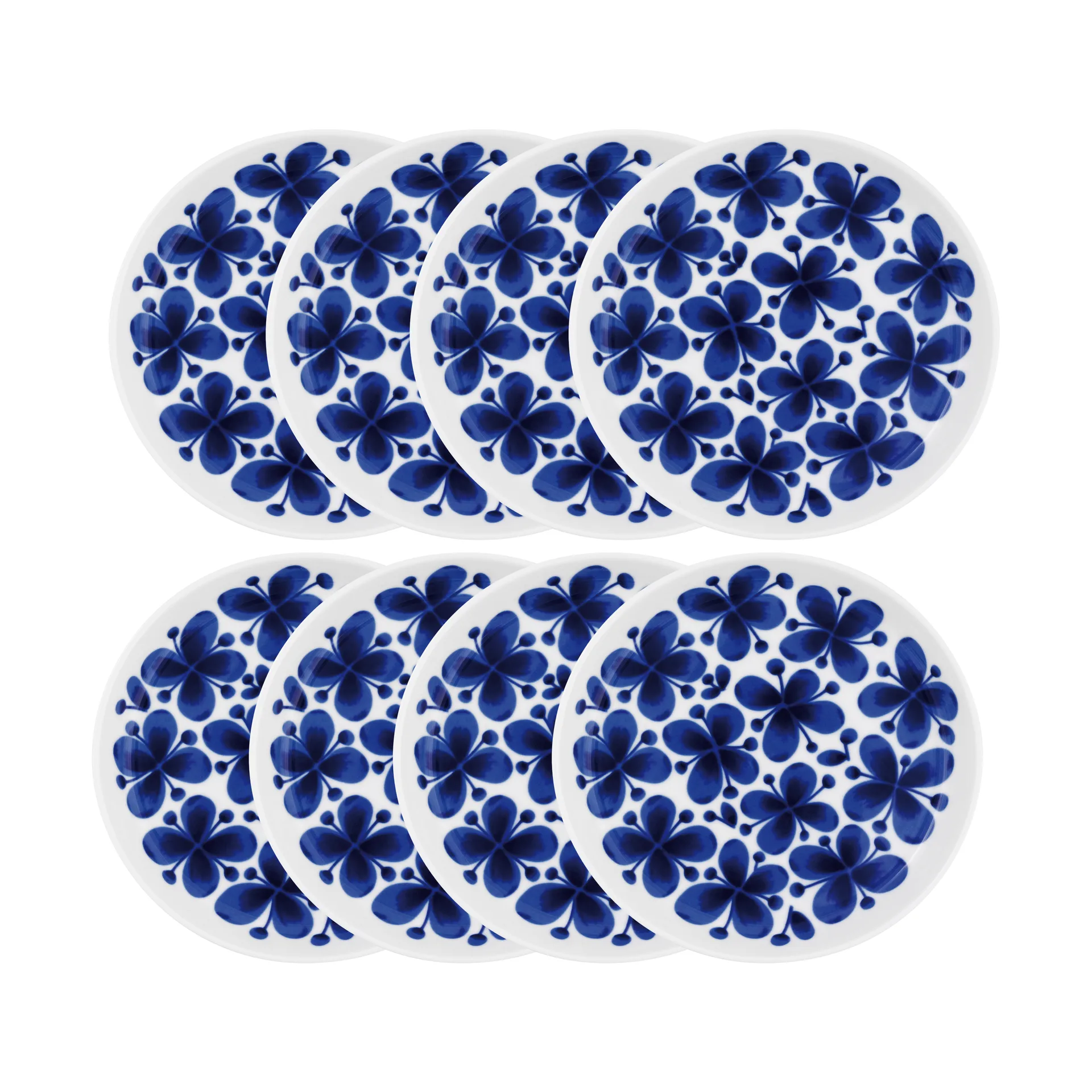 Mon Amie ontbijtbordje Ø18 cm 8-pack - Blauw,  Rörstrand