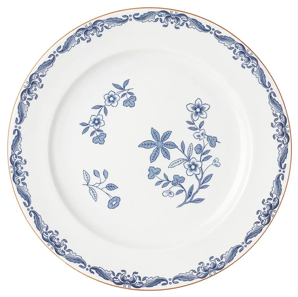 Ostindia bord, Blauw, Ø21 cm Rörstrand