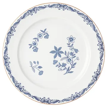 Ostindia bord - Blauw, Ø21 cm - Rörstrand