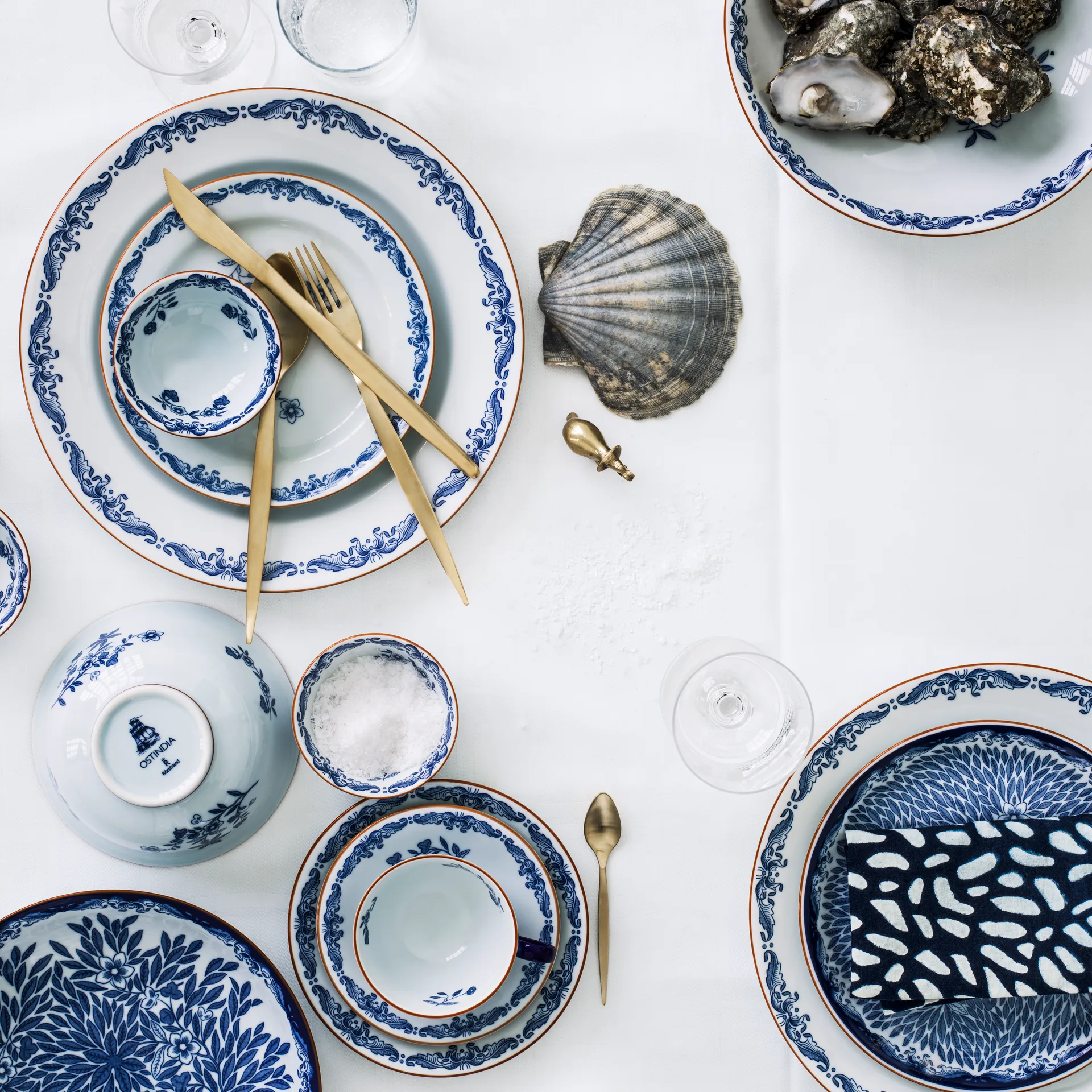 Ostindia bord klein, 18 cm Rörstrand