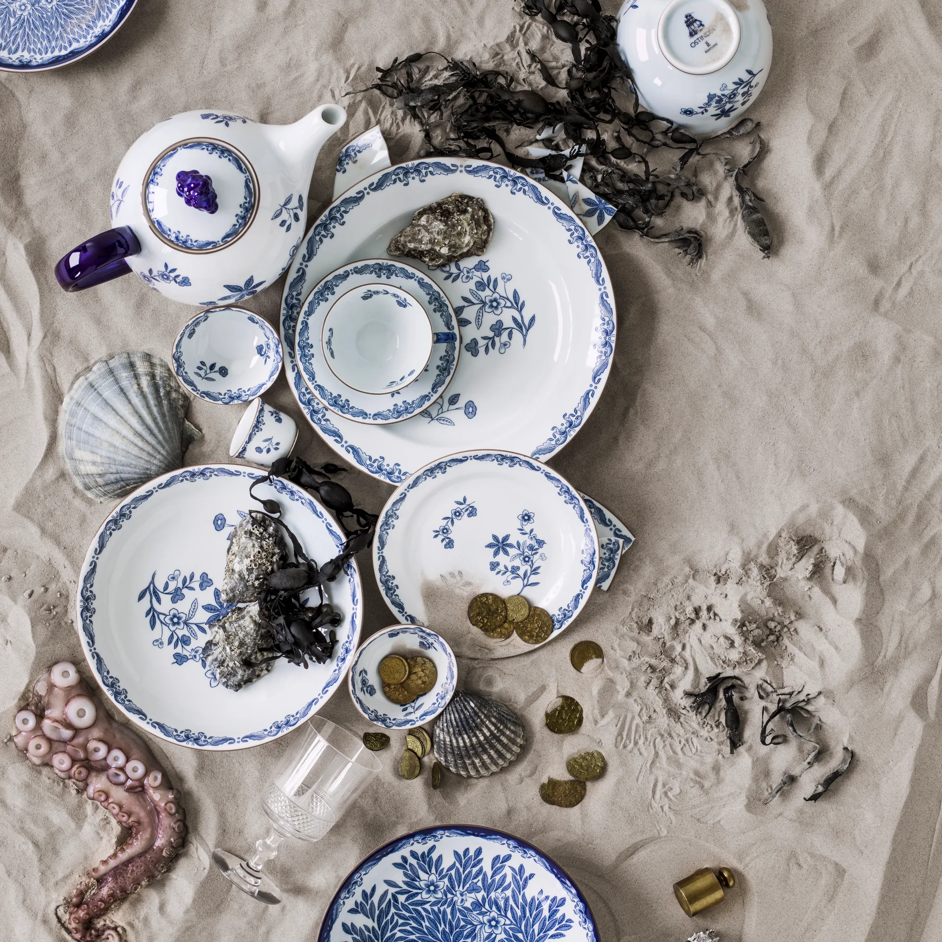 Ostindia bord, klein 21 cm Rörstrand