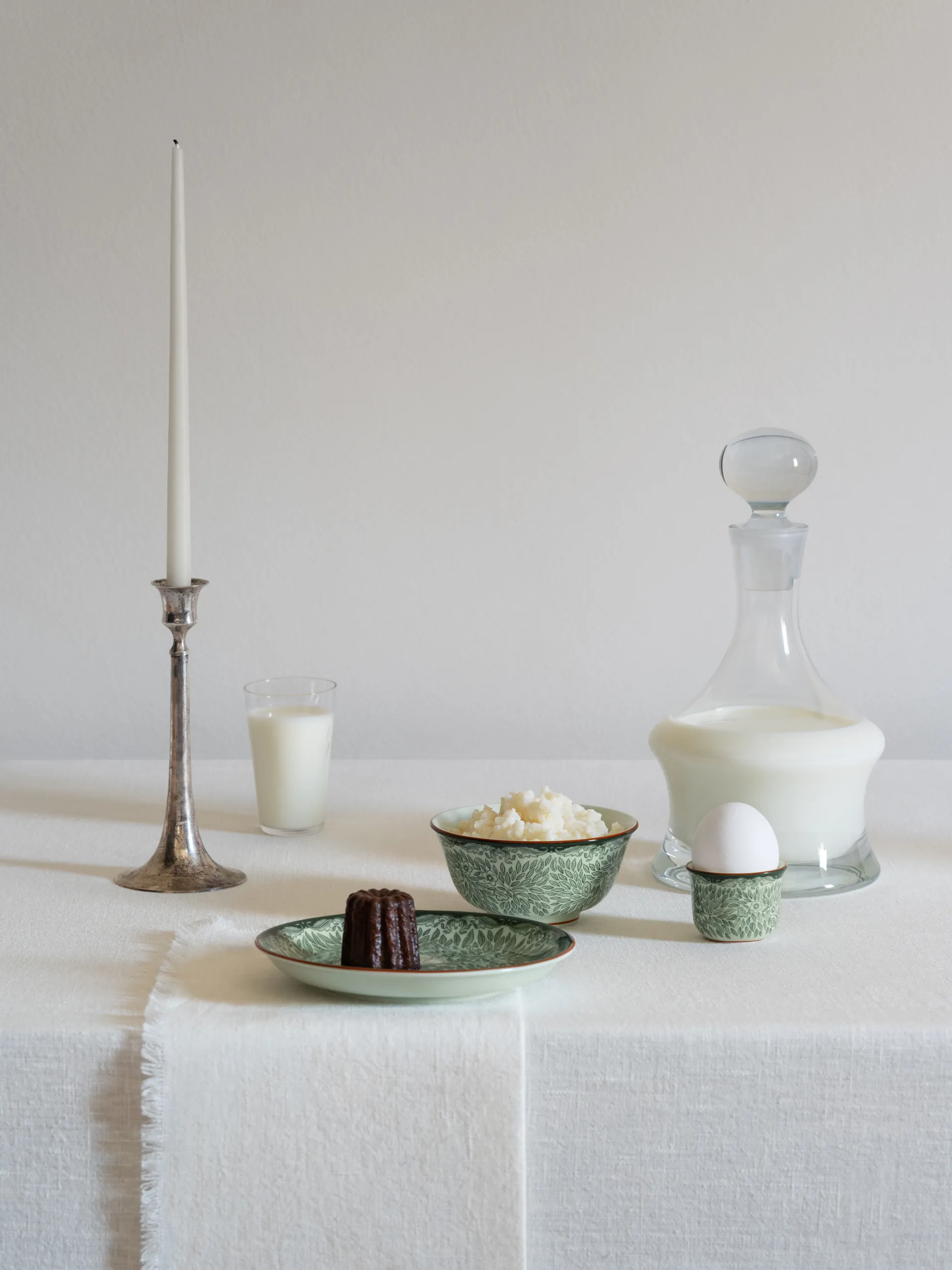 Ostindia Floris bordje Ø16 cm, Groen Rörstrand