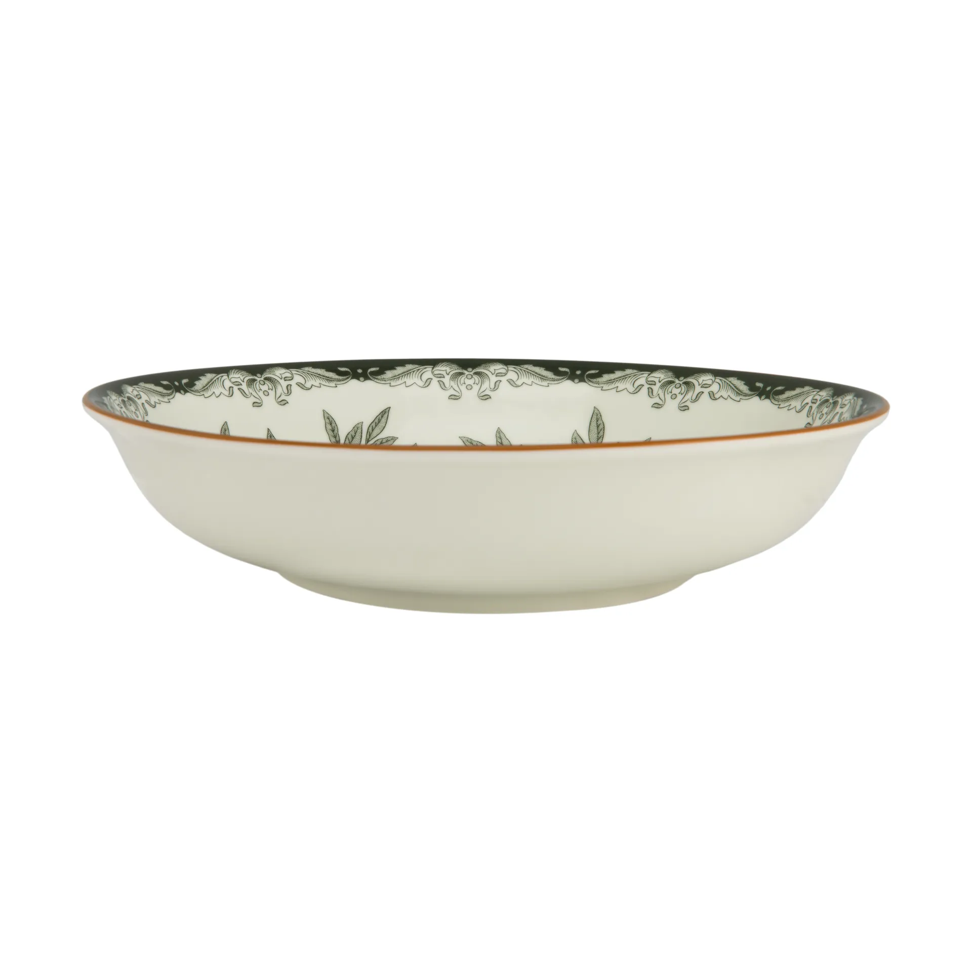 Ostindia Floris diep bord Ø22 cm, Groen Rörstrand