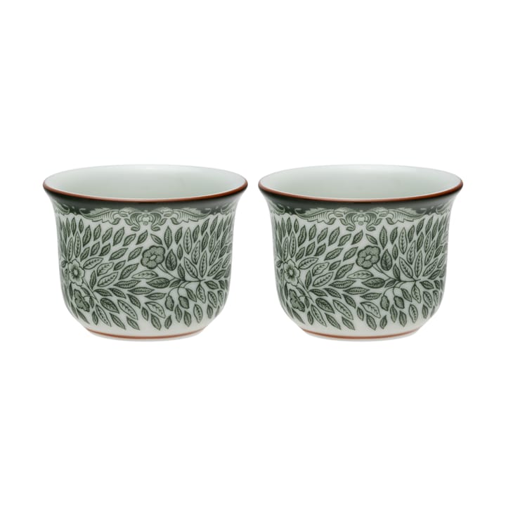 Ostindia Floris eierdop 2-pack - Groen - Rörstrand