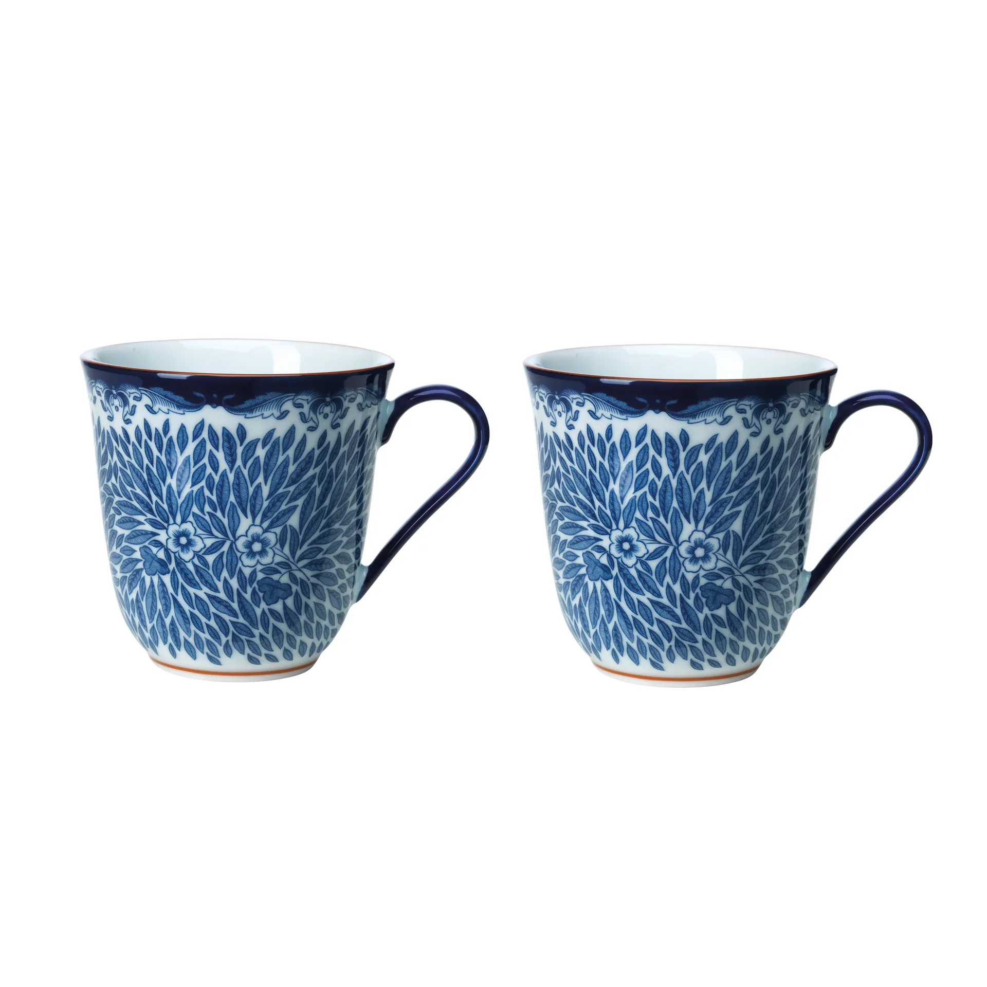 Ostindia Floris mok 30 cl 2-pack, Blauw Rörstrand