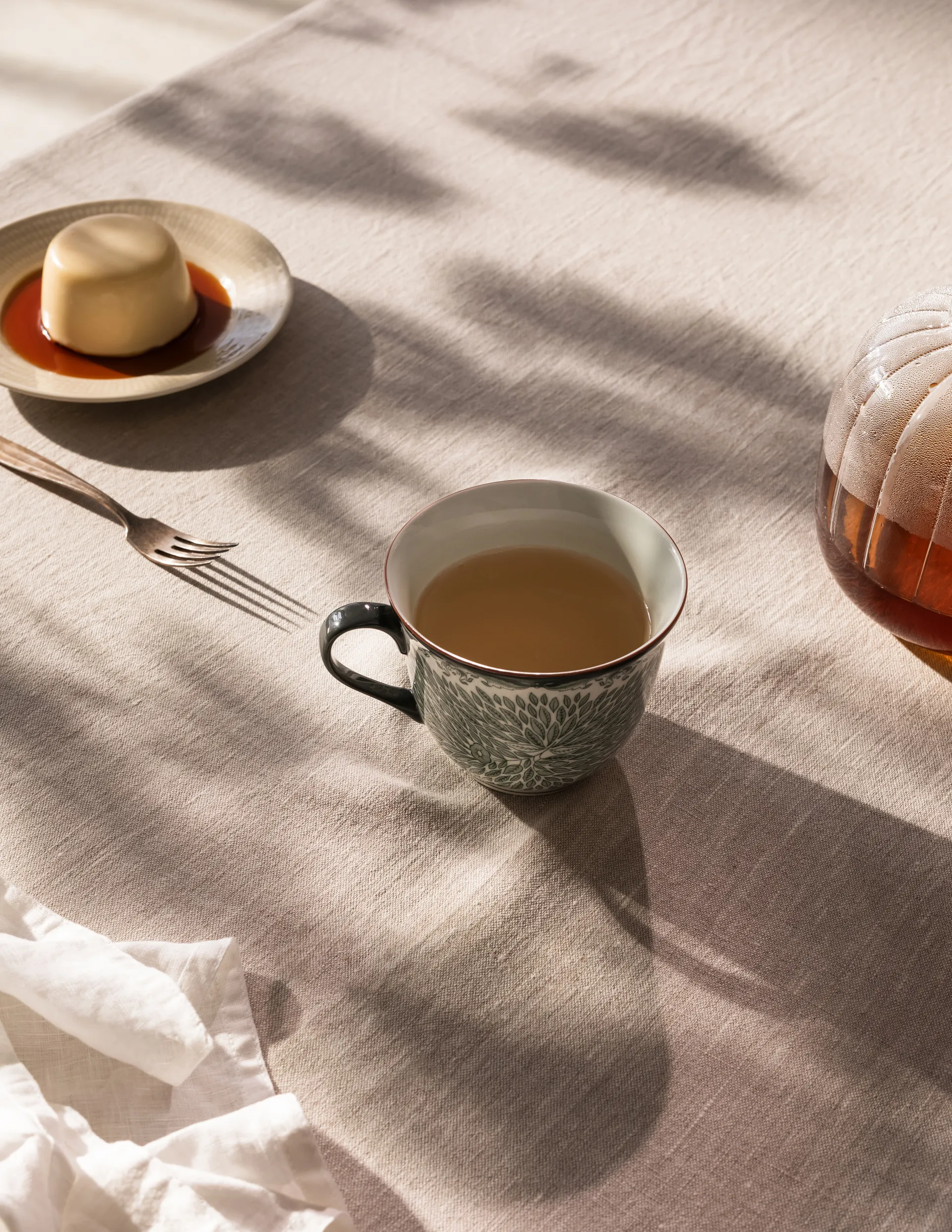 Ostindia Floris mok 40 cl, Groen Rörstrand