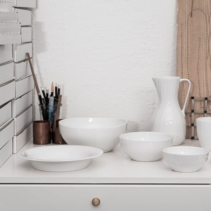 Pli Blanc diep bord 23 cm, Wit Rörstrand