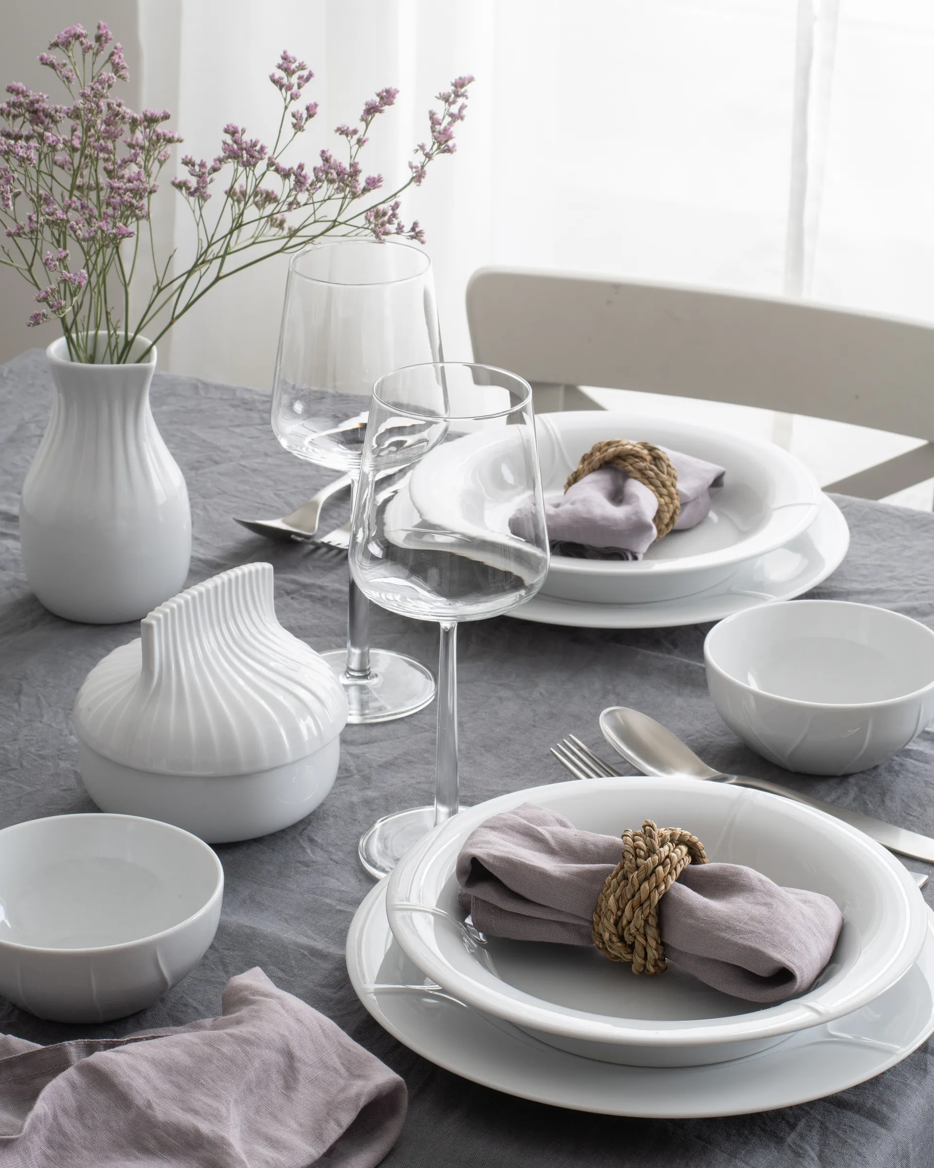 Pli Blanc kom 70 cl, Wit Rörstrand