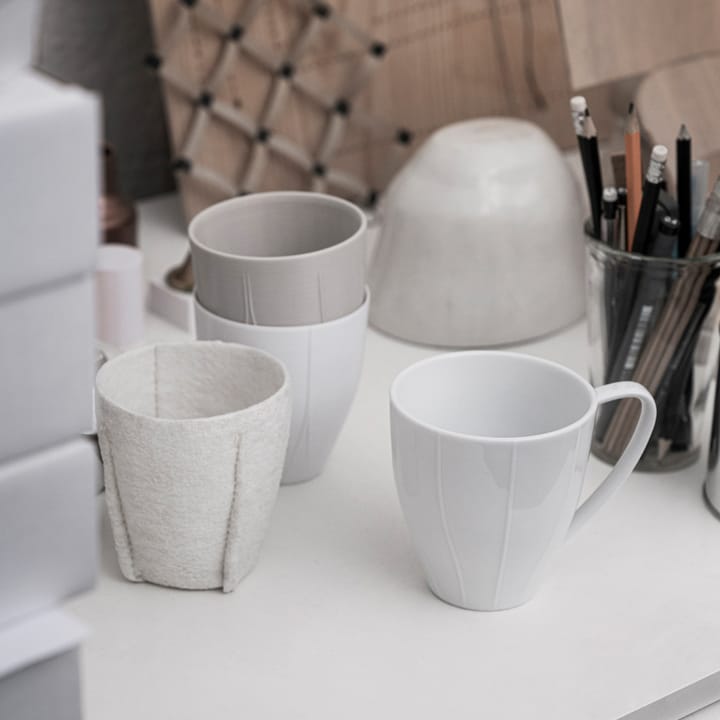 Pli Blanc mok 34 cl, Wit Rörstrand