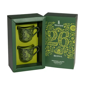 Rörstrand Blossa kopje - Groen, 14 cl, 2-pack - Rörstrand
