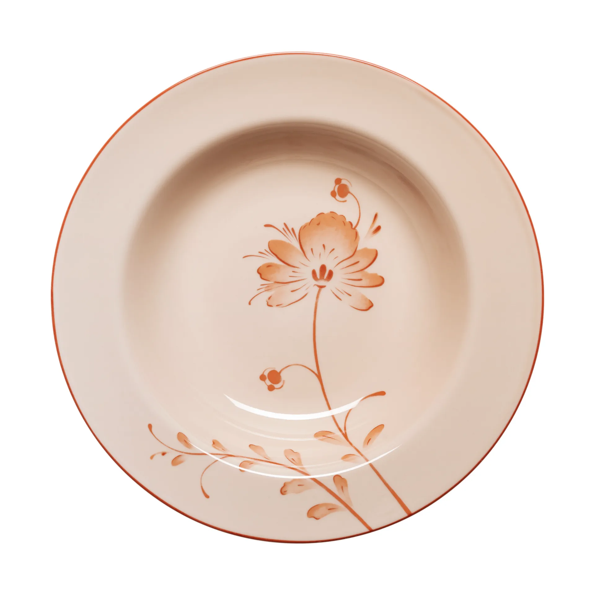 Rörstrand vogel diep bord, Karamell Jubilee, Ø24 cm Rörstrand