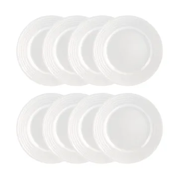 Swedish Grace bord Ø21 cm 8-pack - Sneeuw (wit) - Rörstrand