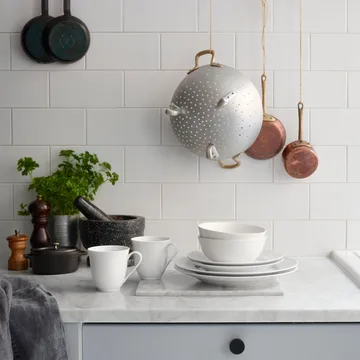 Swedish Grace bord Ø21 cm 8-pack - Sneeuw (wit) - Rörstrand