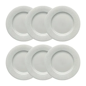 Swedish Grace bord Ø24 cm 6-pack Dimma (grijs) - Rörstrand