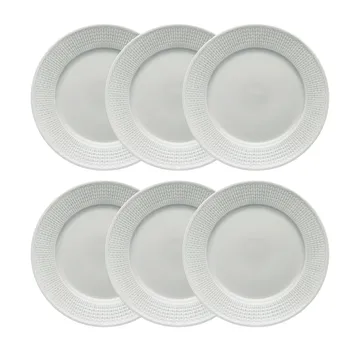 Swedish Grace bord Ø 27 cm 6-pack Dimma (grijs) - Rörstrand