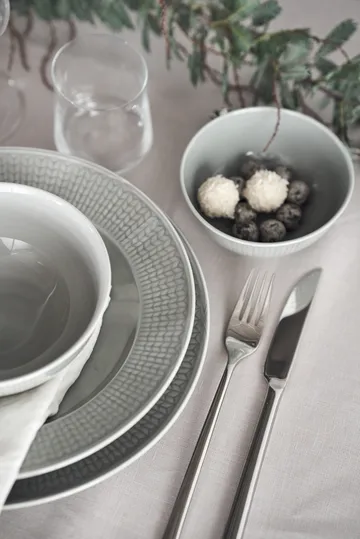 Swedish Grace bord Ø 27 cm 6-pack Dimma (grijs) - Rörstrand