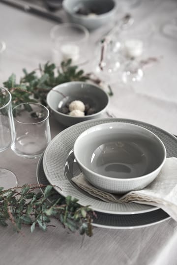 Swedish Grace bord Ø 27 cm 6-pack Dimma (grijs) - undefined - Rörstrand