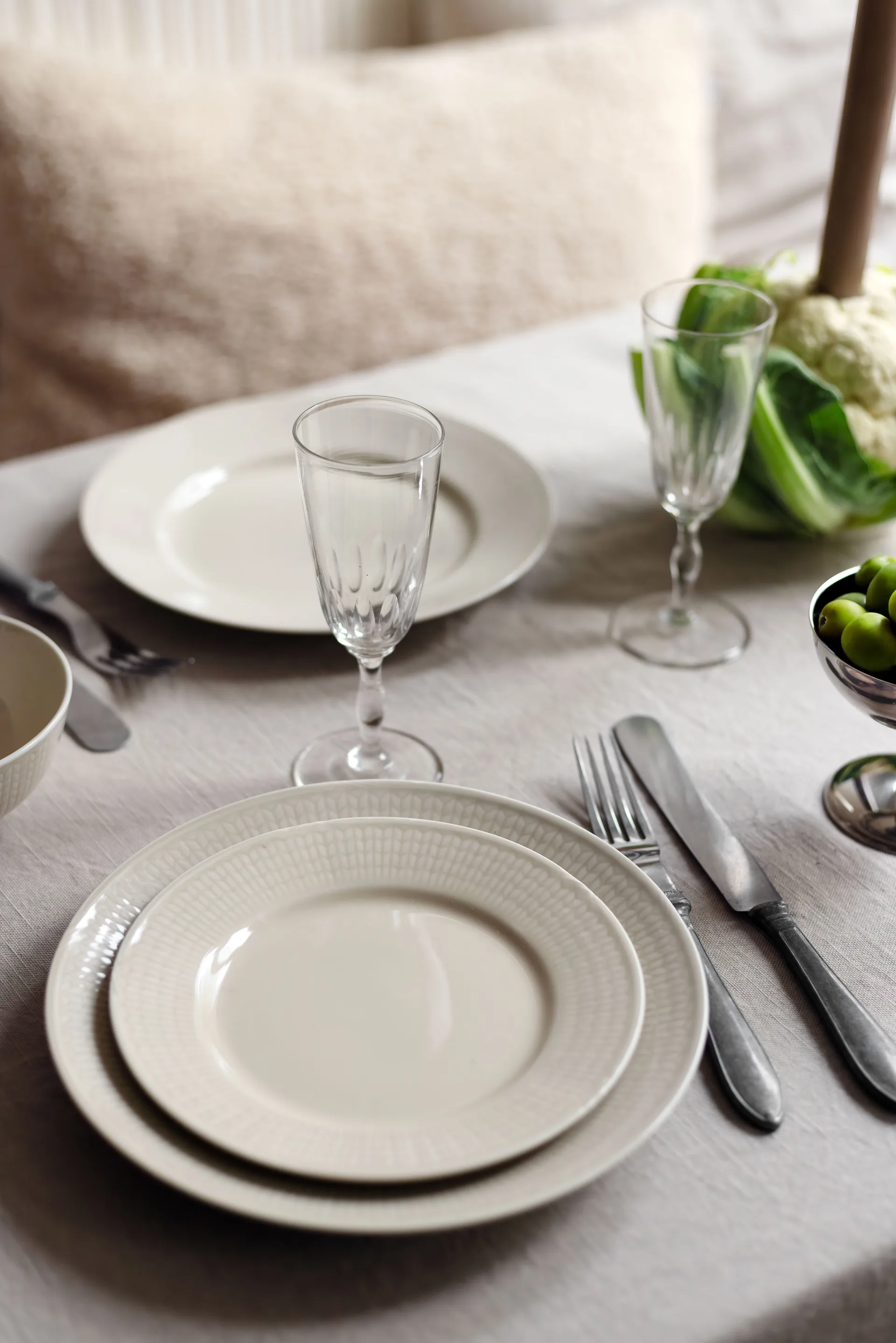 Swedish Grace bord Ø27 cm, Haver Rörstrand