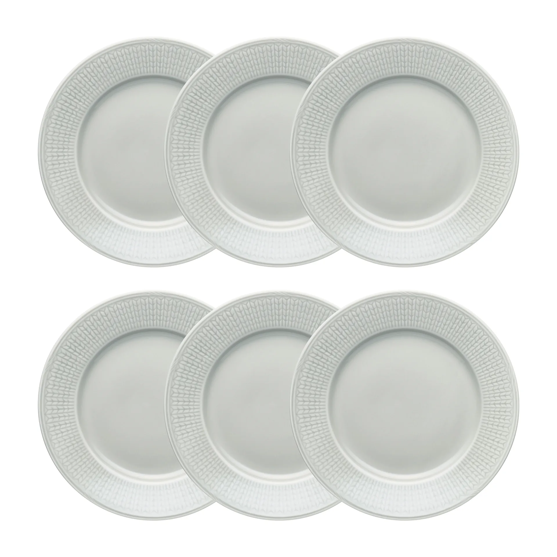 Swedish Grace bord klein Ø 21 cm 6-pack Dimma (grijs) Rörstrand