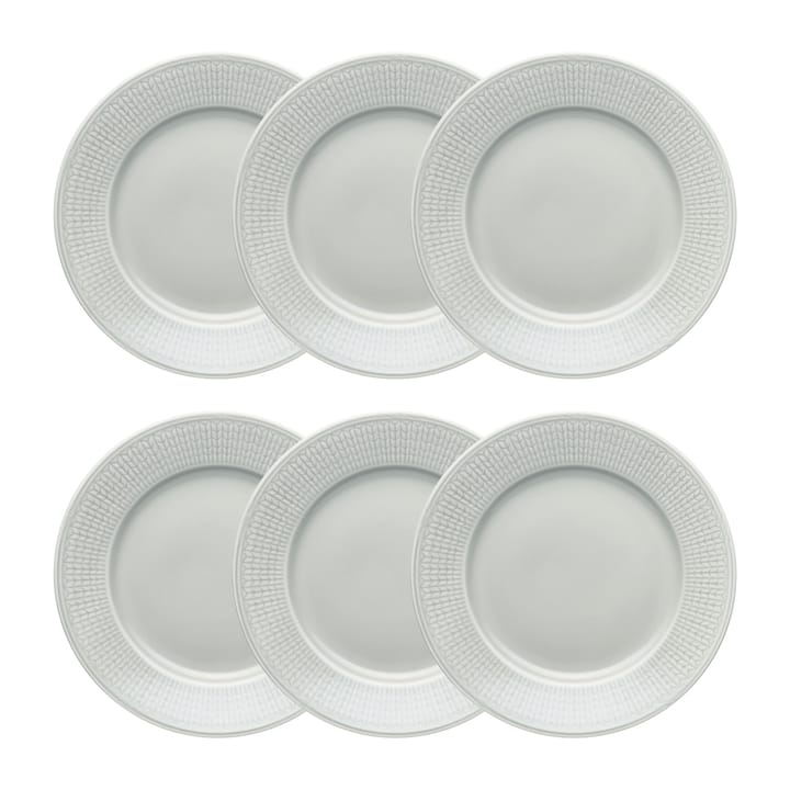 Swedish Grace bord klein Ø 21 cm 6-pack Dimma (grijs) - undefined - Rörstrand