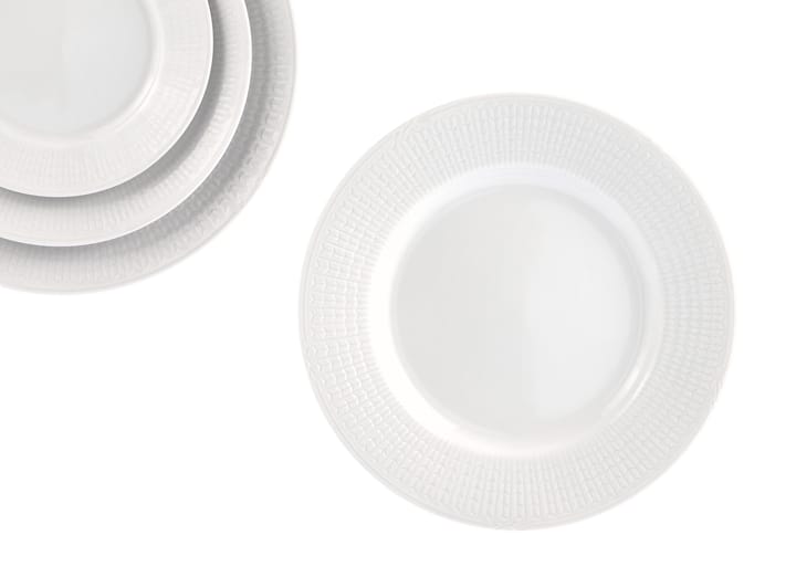 Swedish Grace bord klein Ø21 cm, snow (wit) Rörstrand