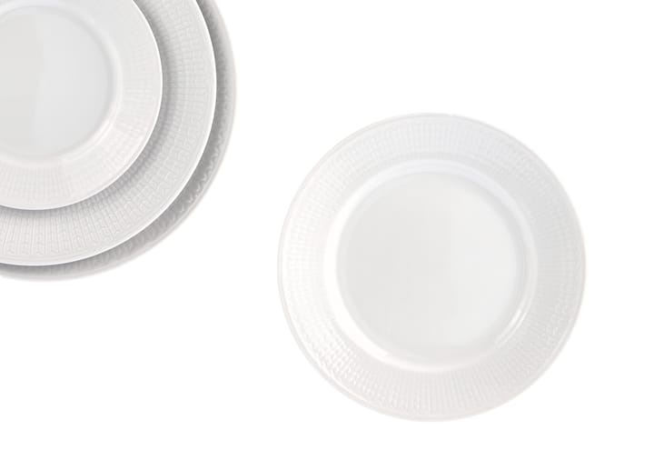 Swedish Grace dessertbord Ø17 cm, snow (wit) Rörstrand