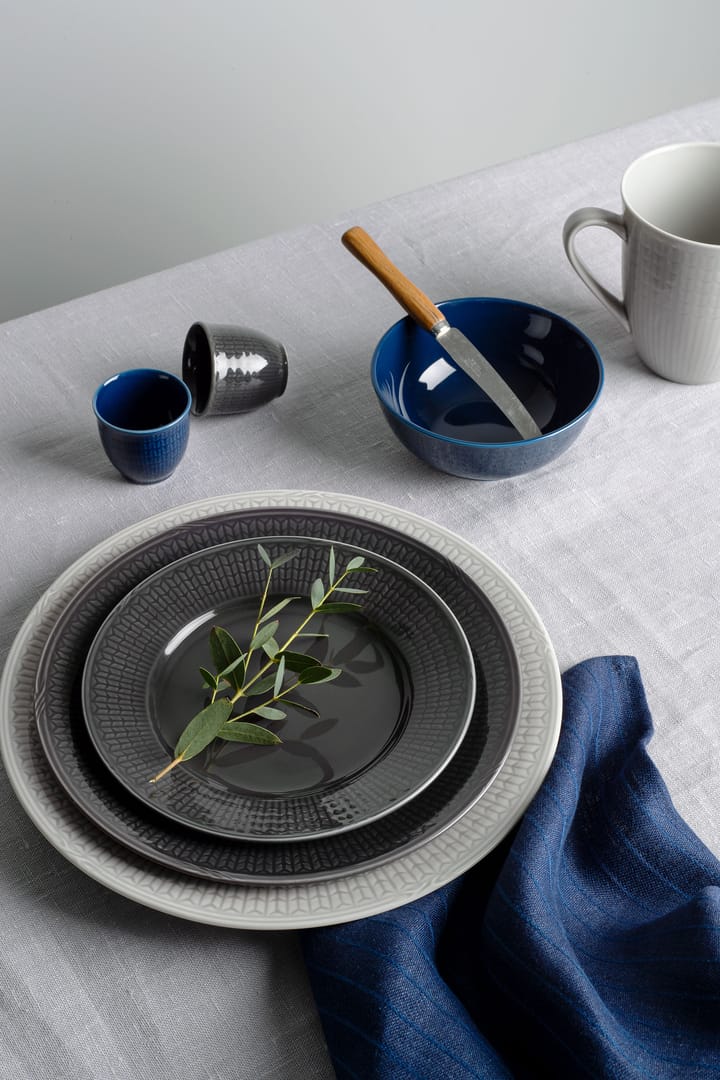 Swedish Grace dessertbord Ø17 cm, stone (donker grijs) Rörstrand