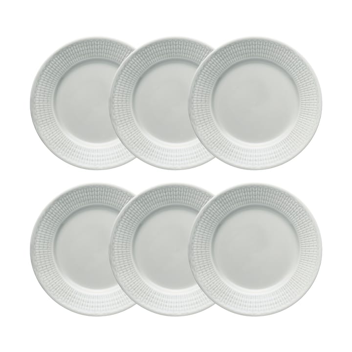 Swedish Grace dessertbord 6-pack Dimma (grijs) - undefined - Rörstrand