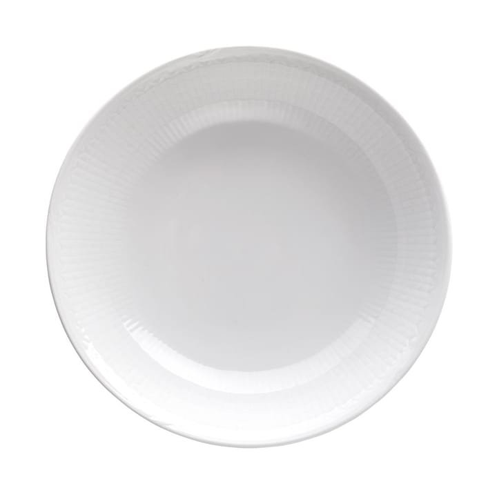 Swedish Grace diep bord Ø19 cm, snow (wit) Rörstrand