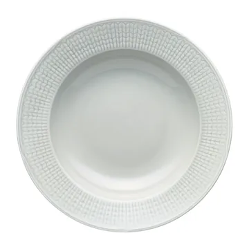 Swedish Grace diep bord 25 cm 6-pack Dimma(grijs) - Rörstrand