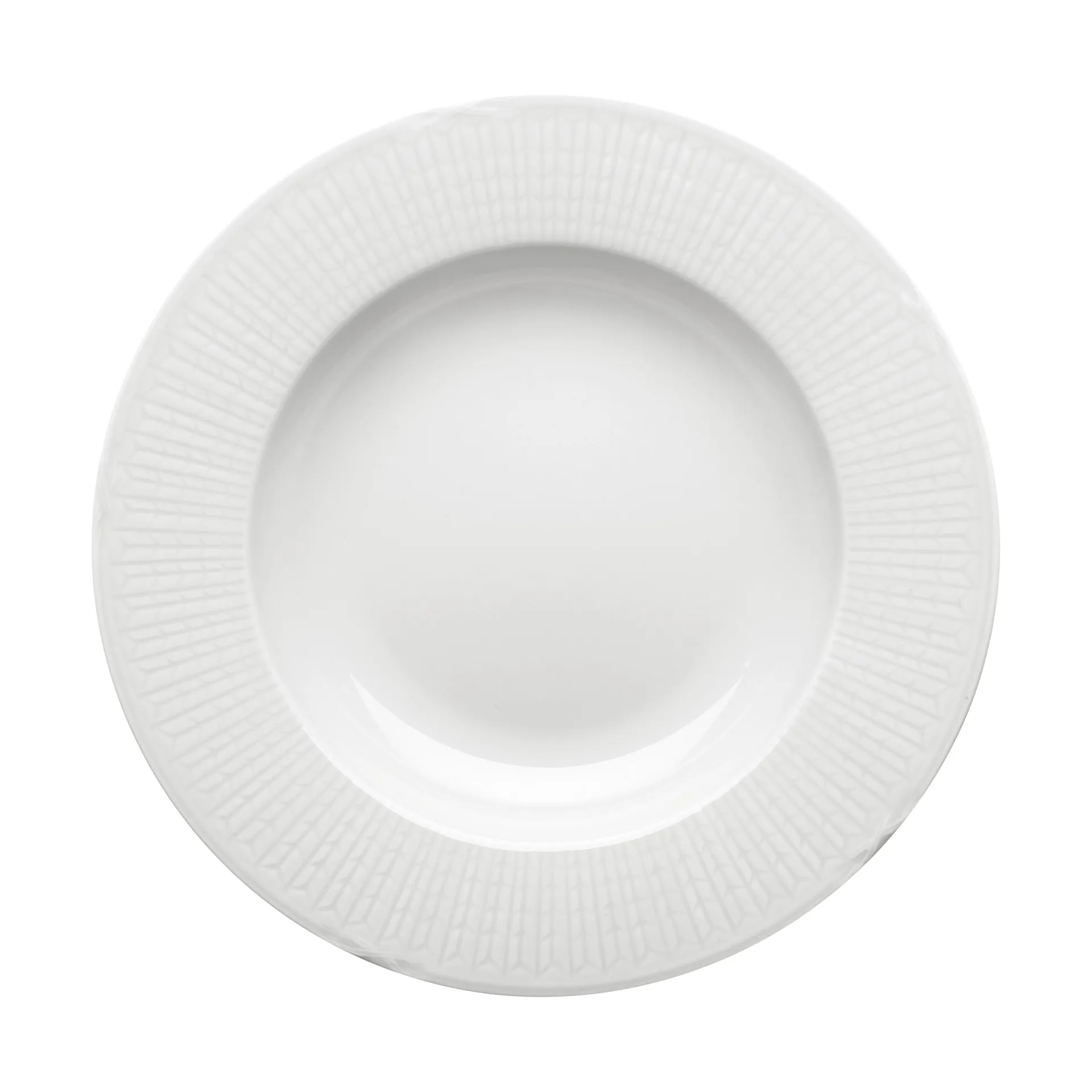Swedish Grace diep bord Ø 25 cm, 6-pack snow (wit),  Rörstrand
