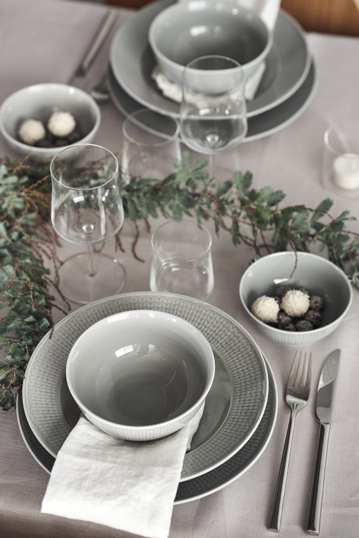 Swedish Grace diep bord Ø25 cm, Mist (grijs) Rörstrand