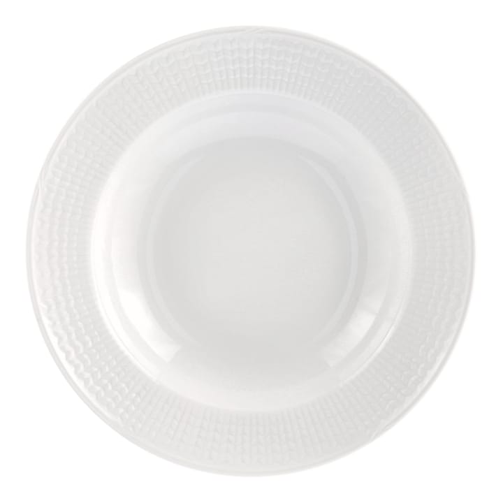 Swedish Grace diep bord Ø25 cm, snow (wit) Rörstrand