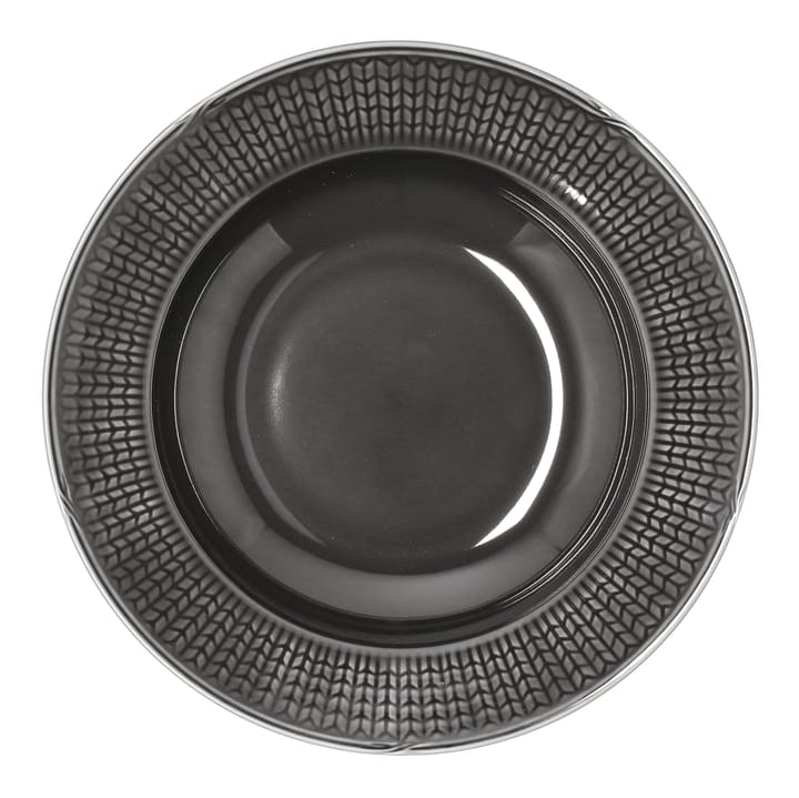 Swedish Grace diep bord Ø25 cm, stone (donker grijs) Rörstrand