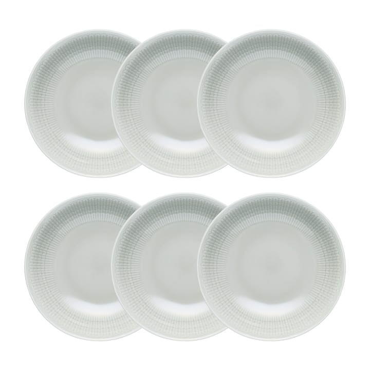 Swedish Grace diep bord 6-pack Dimma (grijs) - undefined - Rörstrand