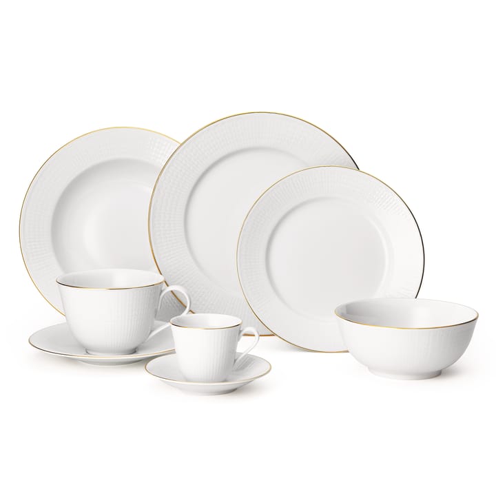 Swedish Grace Gala bord 21 cm, Wit Rörstrand