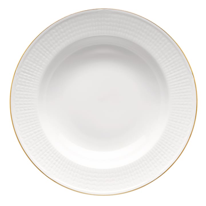 Swedish Grace Gala diep bord 25 cm - Wit - Rörstrand