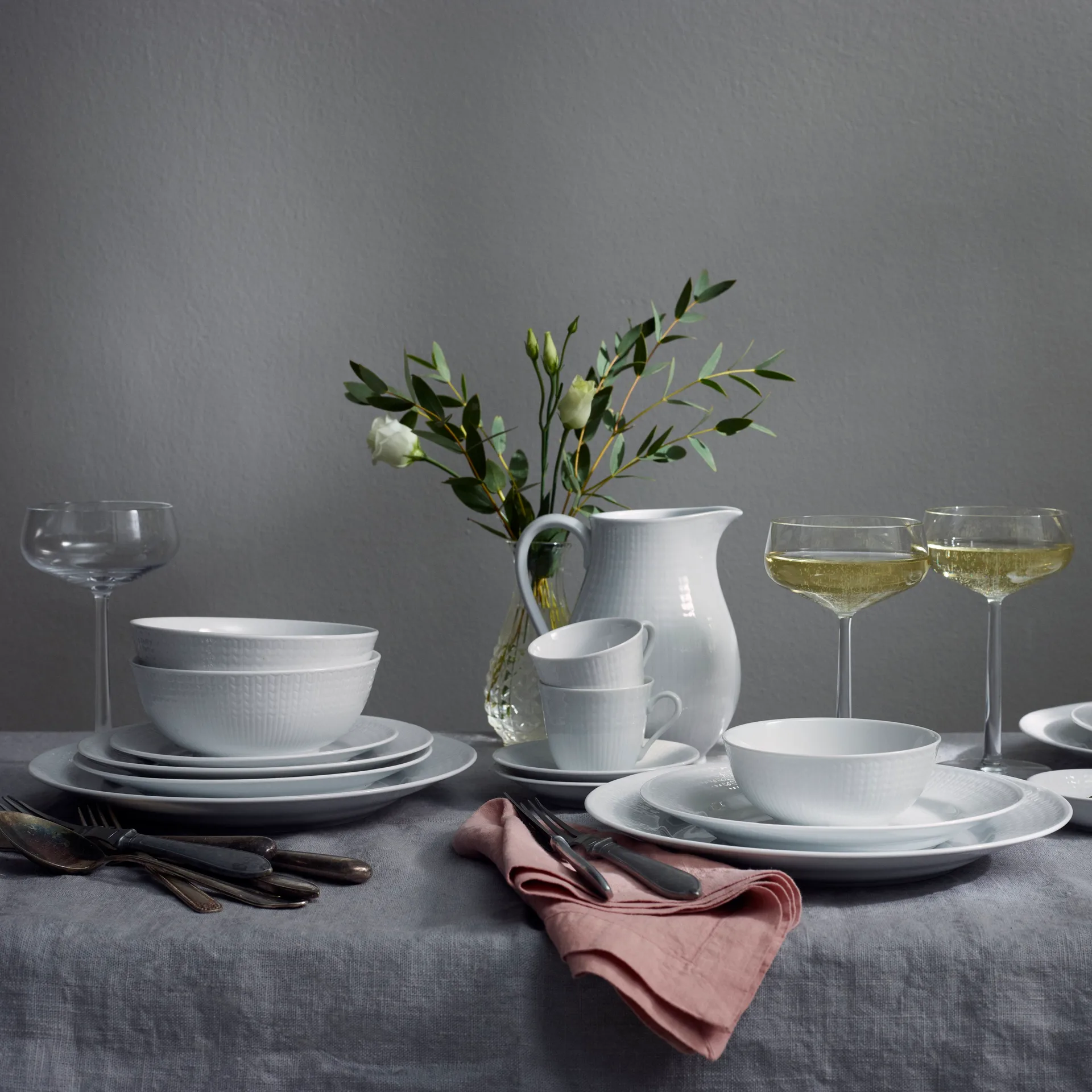 Swedish Grace kan 1.3 l, snow (wit) Rörstrand