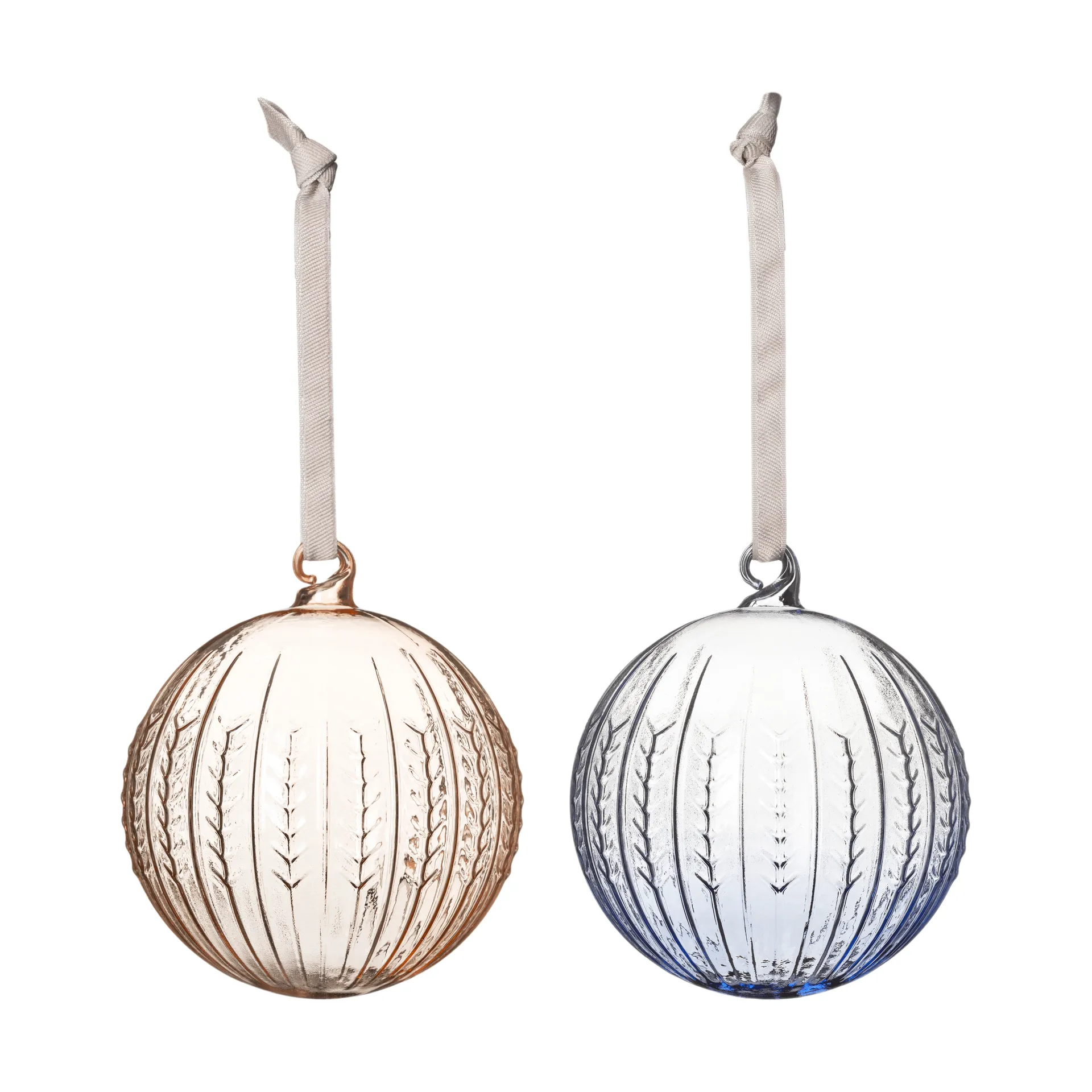 Swedish Grace kerstbal, Jubilee-blauw, 2-pack Rörstrand
