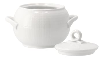 Swedish Grace kom met deksel 40 cl - Snö (wit) - Rörstrand