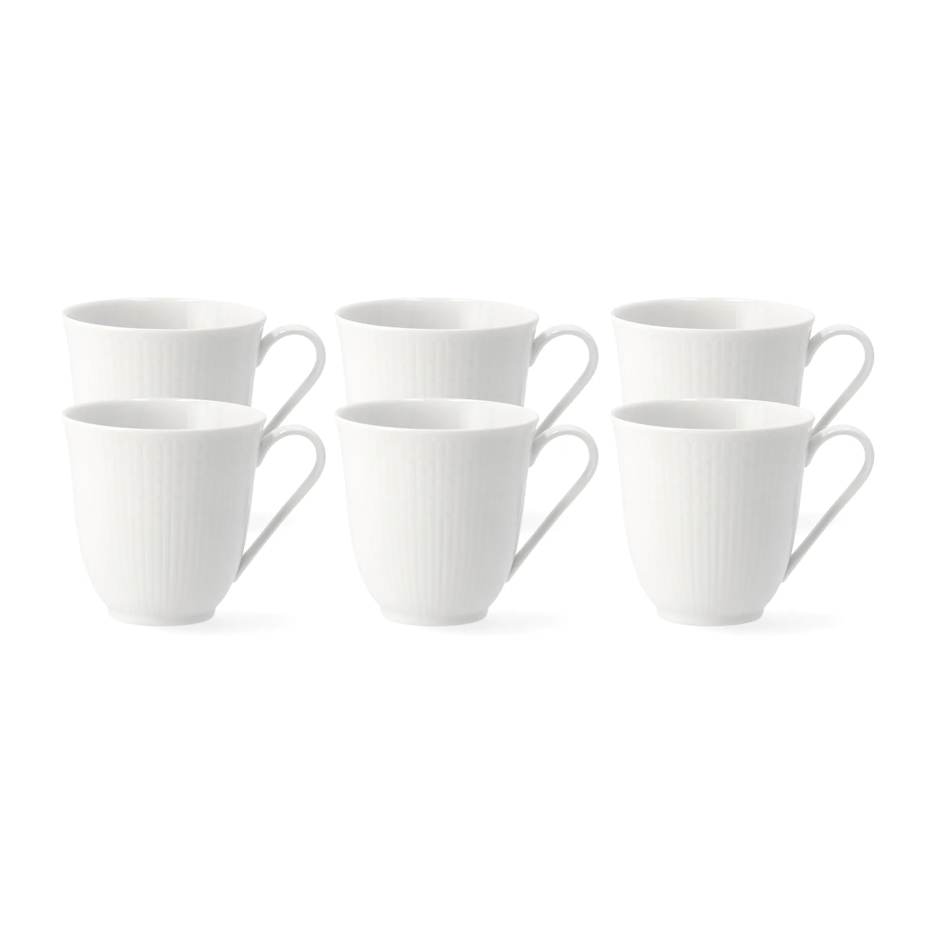 Swedish Grace mok 30 cl, 6-pack snow (wit),  Rörstrand