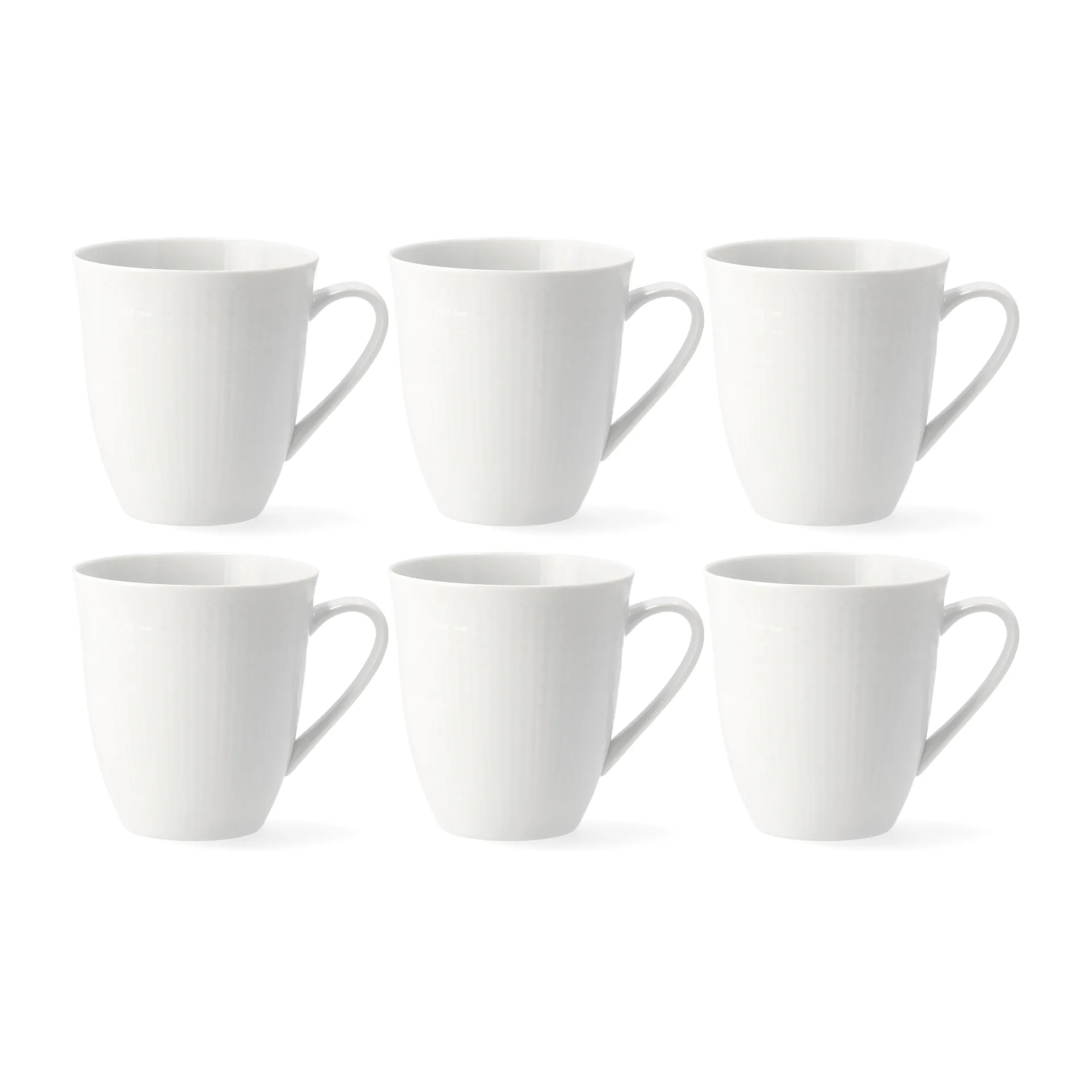 Swedish Grace mok 50 cl, 6-pack snow (wit) Rörstrand